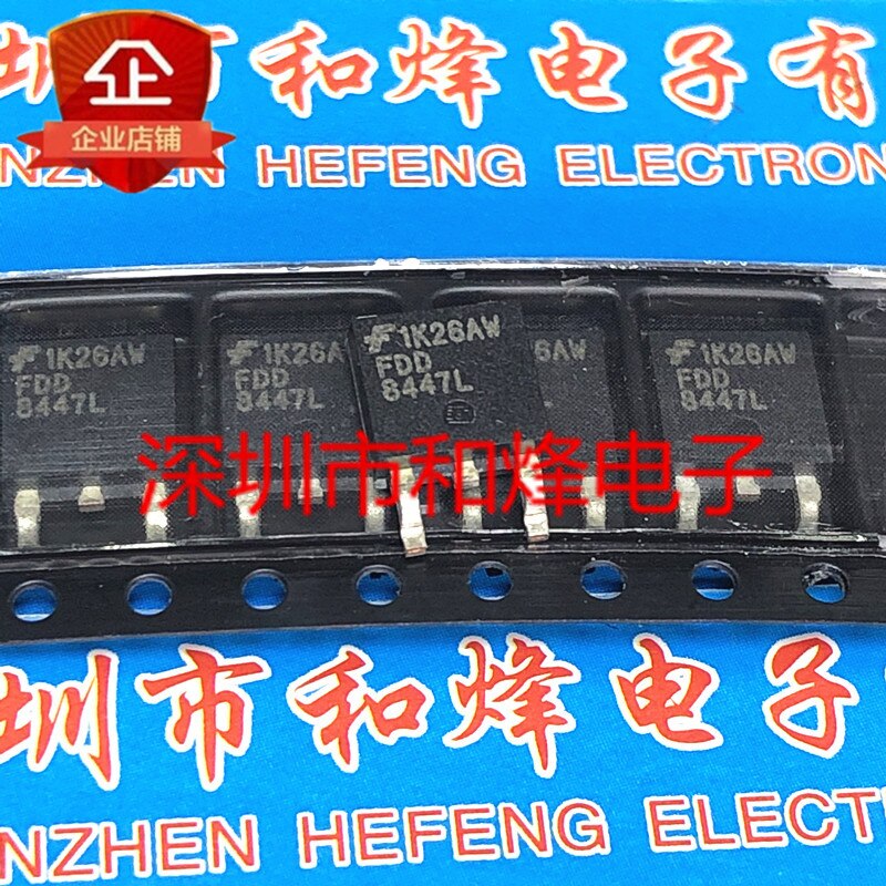 20pcs  ο FDD8447L TO-252 40V 50A
